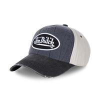 Von Dutch Kappe Jack 7 ausgewaschener Look Grau/Schwarz Einheitsgröße