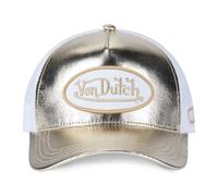 Von Dutch Damen-Kappe, Trucker, Original, Weiß/Gold, One size