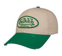 Von Dutch DB Denver Dad Cap Basecap Baseballcap Curved Brim (One Size - beige-grün)
