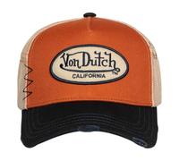 Von Dutch Basecap Destroyed Brim Oval Patch - Snapback Trucker Mesh Damen/Herren - One Size