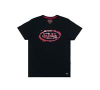 Von Dutch Herren T-Shirt Graffiti Logo Black/red