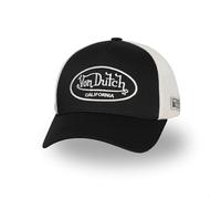 Von Dutch Kappe für Damen & Herren LOFB, Trucker-Kappe, verstellbar durch Schnalle, Schwarz/Weiß/Beige, One size