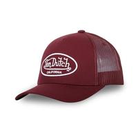 Von Dutch Kappe für Damen und Herren, Trucker-Kappe LOFB, verstellbar, Bordeaux/Weiß, Einheitsgröße