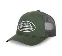 Von Dutch Kappe für Damen & Herren, verstellbar, Trucker-Cap LOF, verstellbar mit Strapback, dunkles kaki, One size