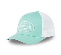 Von Dutch Kappe für Damen & Herren, verstellbar, Trucker-Cap LOF, verstellbar mit Strapback, türkis / weiß, One size