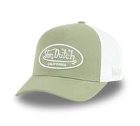 Von Dutch Trucker-Kappe LOF verstellbar mit Strapback für Damen & Herren Hellgrün/Weiß One size