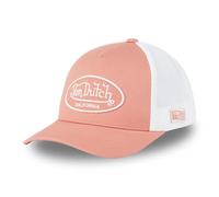 Von Dutch Kappe für Damen & Herren, verstellbar, Trucker-Cap LOF, verstellbar mit Strapback, rosa / weiß, One size
