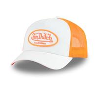 Von Dutch Kappe für Damen & Herren, verstellbar, Trucker-Kappe, Neon, Weiß/Neonorange, One size