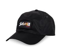 Von Dutch Kappe für Damen & Herren x Schott, verstellbare Trucker-Kappe mit Snapback, Schwarz , One size