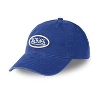 Von Dutch Kappe für Damen und Herren, 100 % Baumwolle, Dad Cap Logo, verstellbar, Blau 2, Einheitsgröße