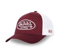 Von Dutch Kappe für Damen und Herren, Trucker-Kappe LOFB, verstellbar, weiß / rot, Einheitsgröße