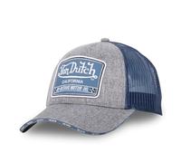 Von Dutch Kappe für Damen und Herren, Trucker-Kappe MIXED, verstellbar, grau, Einheitsgröße