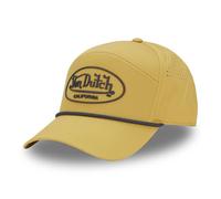 Von Dutch Kappe für Damen und Herren, verstellbar, 6 Panels mit Kordel, Gelb/Marineblau, One size