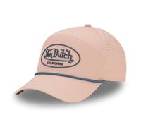 Von Dutch Kappe für Damen und Herren, verstellbar, 6 Panels mit Kordel, Hellrosa/Blau, One size