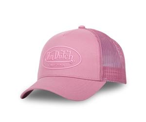 Von Dutch Kinder-Kappe, Trucker-Kappe für Jungen & Mädchen, verstellbar durch Snapback, Rosa, Größe TU