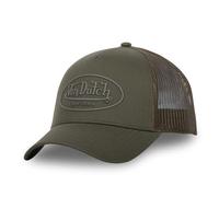 Von Dutch Kindermütze Log, Trucker-Kappe für Jungen & Mädchen, verstellbar durch Snapback, Khaki, Größe TU