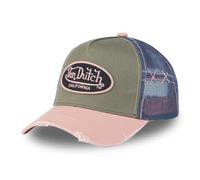 Von Dutch Kindermütze mit Snapback, Trucker-Kappe für Jungen & Mädchen, verstellbar durch Snapback, Khaki, Größe TU