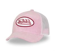 Von Dutch Kylie Damen Trucker-Kappe, verstellbar durch Snapback, Rosa/Weiß/Rot, One size