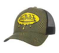 Von Dutch Melting Logo Trucker Cap Basecap Baseballcap Truckercap Meshcap (One Size - schwarz-gelb), 55-58