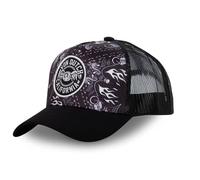 Von Dutch Mütze, Kappe für Damen & Herren, Bandana, Trucker-Kappe, verstellbar, mit Snapback, schwarz / weiß, One size