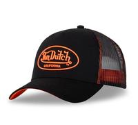 Von Dutch Trucker Cap CB Dom/0 Neon-Logo Schwarz-Orange One Size