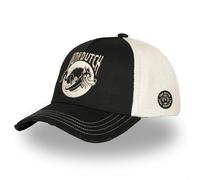 Von Dutch Premium-Baseballkappe mit Netz aus Baumwoll-Twill, schwarz / weiß, One size