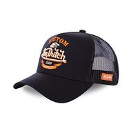 Von Dutch Unisex Motiv Trucker Cap Black/orange One Size