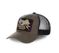 Von Dutch Trucker Cap CAS1 TRUCK06 Oliv Khaki Schwarz, Size:OneSize
