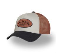 Tricolour Oval Logo Cap by Von Dutch braun-blau One Size