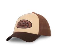 Von Dutch Kappe für Damen & Herren, Trucker-Kappe Terry, verstellbar, Beige/Braun, Einheitsgröße