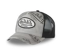 Von Dutch Kappe für Damen und Herren, Trucker-Kappe, verstellbar, grau, Einheitsgröße