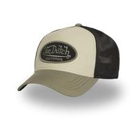 Von Dutch Trucker Cap mit Netz für Erwachsene, Patch Poly, Khaki/Schwarz/Beige, One size
