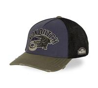 Von Dutch Trucker-Kappe mit Mesh, Vintage-Design, Marineblau und Militärgrün, verstellbar