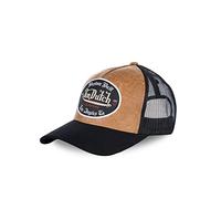 Von Dutch Unisex Oval Motiv Retro Trucker Cap Black/Brown One Size