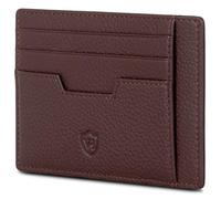 VON HEESEN Echtleder RFID Kartenetui aus Nappa-Leder - 9 Fächer - Querformat Kreditkartenetui für Damen & Herren (Braun)
