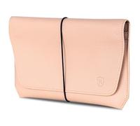 VON HEESEN Leder Reisepasshülle mit RFID-Schutz - Passport-Hülle aus echtem Leder - Reisepass-Organizer für stilbewusste Damen & Herren in Rose