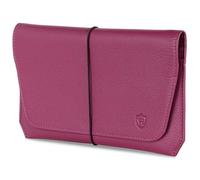VON HEESEN Leder Reisepasshülle mit RFID-Schutz - Passport-Hülle aus echtem Leder - Reisepass-Organizer für stilbewusste Damen & Herren in Pink