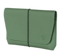 VON HEESEN Leder Reisepasshülle mit RFID-Schutz - Passport-Hülle aus echtem Leder - Reisepass-Organizer für stilbewusste Damen & Herren in Grün