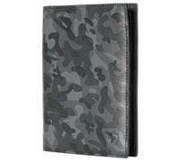 VON HEESEN® Reisepasshülle Leder Etui mit RFID-Schutz - Passhülle Passport Reisepass Mappe Hülle Organizer - Reiseorganizer für Damen & Herren (Camouflage)