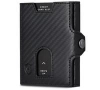 Whizz Wallet mit Cryptalloy RFID-Schutz, 5 Kartenfächern und XL-Münzfach (carbon)