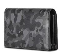 VON HEESEN® Visitenkartenetui Leder mit RFID-Schutz - Platz für 50 Visitenkarten - 6 Fächer - Visitenkarten Etuis - Geschenk für Damen & Herren (Camouflage)