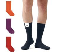 von Jungfeld - 1 Paar Classic Socken für Damen & Herren Gr. 39-46 - Hochwertige Socken aus Bio-Baumwolle in verschiedenen Farben