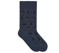 von Jungfeld Bio-Socken "Theo", graublau, Gr. 43/46