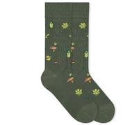 von Jungfeld - 1er Set Motiv Socken mit Duck Pond Icon - Bunte Socken in Gr. 35-38