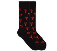 von Jungfeld - 1er Set Motiv Socken mit Lobster Ink Black Icon - Bunte Socken in Gr. 43-46
