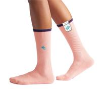 von Jungfeld - 1er Set Motiv Socken mit Sardines - Rose Pink Icon - Bunte Socken in Gr. 35-38