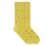 von Jungfeld - 1er Set Motiv Socken mit Sunflower Field Icon - Bunte Socken in Gr. 35-38