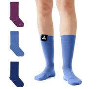 von Jungfeld - 3er Set Bunte Herren Socken - Strümpfe aus Bio Baumwolle - hochwertige Herrensocken Gr. 43-46