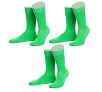 von Jungfeld - 3er Set Herren Socken - Strümpfe aus Bio Baumwolle - hochwertige Herrensocken Gr. 39-42 grün