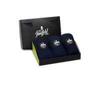 von Jungfeld - 3er Set Herren Socken - Strümpfe aus Bio Baumwolle - hochwertige Herrensocken Gr. 39-42 marineblau